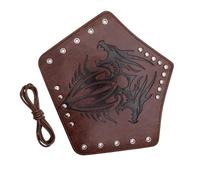 Gauntlets In Pelle Da Bracciale Vikinges Guardie Armi Armate Medievali Bracciali PU Da Polso Per Braccio Per Le Del Braccio Cosplay LARP