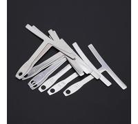 Gauto di Raggio di Chitarra Premium Set Righello a Forma di T -Shape in Acciaio Inossidabile per una Misurazione Accurata della Tastiera - Buono per Liutai e Musicisti - Ideale per Elettrico, (SILVER)