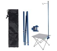 GAVALE Supporto per Infusione Portatile, Asta per Flebo in Acciaio Inossidabile Infusione Supporto per Borsa IV Supporto Medico per Infusione per Assistenza Domiciliare per Anziani, Ospedale,Blu