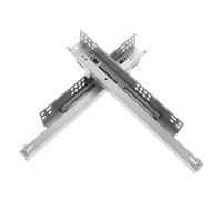 GAVATKLKCP 2 guide scorrevoli per cassetti in acciaio laminato a freddo, resistenti, sottopiano, a scomparsa, con chiusura morbida, ricambio per credenza