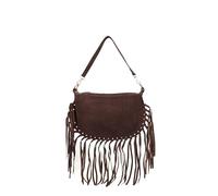 Gave Lux Borsa a spalla convertibile in zaino da donna In Vera pelle Made in Italy 30x21x1 cm Taupe