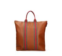 Gave Lux Borsa Convertibile in Pelle Cuoio e Verde 43x38x12 cm