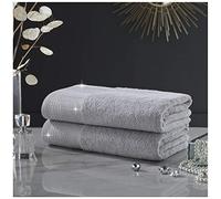 GAVENO CAVAILIA Luxury - Set di asciugamani Abington di alta qualità, 100% cotone, morbido e accogliente, colore: grigio