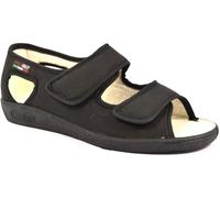 GAVIGA 180 Falco Nero Beige Donna Sandali Elasticizzati Tessuto Strappi Pantofol