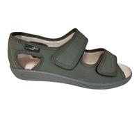 GAVIGA 180 Falco Nero Beige Donna Sandali Elasticizzati Tessuto Strappi Pantofol