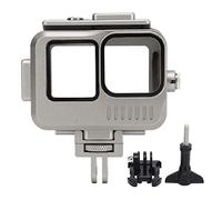Gavigain 40m di profondità Impermeabilità Custodia a prova di goccia Dual Cold Shoe Vetro temperato Custodia protettiva Telaio metallico per fotocamera Custodia protettiva subacquea per 11 10 9