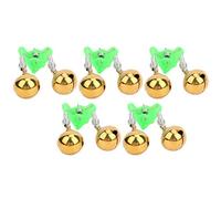 Gavigain 5 Pezzi Allarme morso campanelli Doppi Anello avvisatore Strumenti da Pesca Accessorio per Canna da Mare
