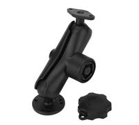 Gavigain Braccio a doppia presa antifurto in lega di alluminio con adattatore a sfera di dimensione C da 1,5 pollici Supporto a doppia sfera per tablet telefono Fish Finder Truck