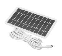 Gavigain Caricatore da pannello solare 2W 5V Caricatore solare USB portatile in polisilicio per apparecchi elettrici a bassa potenza per telefoni cellulari