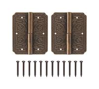 Gavigain Cerniere decorative in ottone anticato Elementi vintage Cerniere per porte di armadietti per mobili in bronzo per ufficio domestico retrò