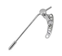 Gavigain Chitarra Elettrica Ponte Tirare Piastra Controllo Tremolo, Ferro Premium e Lega di Zinco, Compatibilità Universale per LP SG, Facile Installazione, Stile Vintage (Plata)