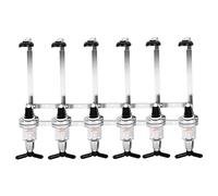 Gavigain Dispenser di vino, Dispenser da parete per bevande di liquore Vino Birra Alcolici Bottiglia Stand Bevanda Ugello rotante Set di bevande per Home Bar, Birra Cocktail Butler con Stand di versam