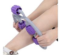 Gavigain Foam Rollers,Leg Massager Rings Fitness Roller Massage Equipment Yoga Foam Roller Shaft Dark Violet
