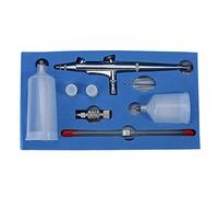 Gavigain JP131T Gravity Feed Doppia Azione Trigger Air Paint Control Kit aerografo con tazza di grande capacità per Artista Pittura Modello Nail Art Pittura a mano fai da te