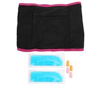 Gavigain Mascherina per occhi tessuto confortevole, ombreggiante, non stringe, in gel, ideale per dormire, rilassarsi e alleviare la fatica. (Rosea)