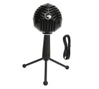Gavigain Microfono a condensatore Microfono, supporto da tavolo regolabile e cavo USB Microfono con rotazione di 360 gradi Filtro antirumore incorporato Spugna 3 modalità di ripresa Microfono a conden