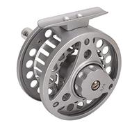 Gavigain Mulinello da pesca a mosca Full Metal Resistenza agli urti elevati Leggero per la pesca Corpo in lega di alluminio lavorato CNC Argento 3/4