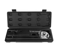 Gavigain Righello di misurazione con cercatore angolare goniometro smussato universale in acciaio da 360 gradi con lente d'ingrandimento Carbonio ad alta resistenza durevole con 1