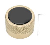 Gavigain Scatola per Gesso da Biliardo Magnetica Scatola per Gesso per Biliardo Rotonda in Lega di Alluminio Custodia per Punta di Gesso (Oro)