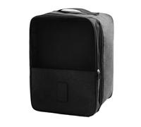 Gavigain Shoe Travel Bag, Oxford Fabric 3 Pairs Capacity Soft Handle Luggage Sleeve Shoe Carrier Storage for Outdoor Sports (Large Black)