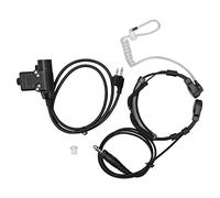 Gavigain U94 PTT Adapter, U94 PTT Adapter Hands Push To Talk Military Adapter Cable Button Walkie Talkie Headset Connector Cable con Throat Mic Earpiece per Alan per Midland Radio