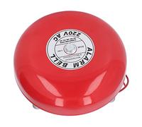 Gavigain Wired Fire Alarm Bell Bell 95DB Sirena di emergenza ad alta voce, robusto corpo in alluminio, avviso di sicurezza della bobina di rame, per il magazzino di hotel a casa