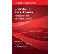 Gavin Brookes Applications of Corpus Linguistics (Tascabile)