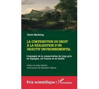 Gavin Marfaing La contribution du droit à la réalisation d'un object (Tascabile)