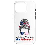 Gavin Newsom 2024 Per il Partito Democratico Presidente Custodia per iPhone 16 Pro