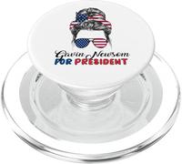 Gavin Newsom 2024 Per il Partito Democratico Presidente PopSockets PopGrip per MagSafe