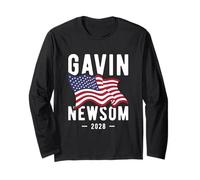 Gavin Newsom 2028 Elezioni presidenziali Democratiche USA Maglia a Manica