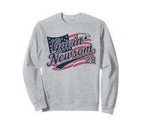 Gavin Newsom 2028 per Il Presidente Orso Bandiera degli Stati Uniti Patriottica Felpa