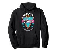Gavin Newsom 2028 per Il Presidente Palm Tree 80s Inspirational Felpa con Cappuccio