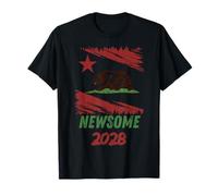 Gavin Newsome 2028 per Il sostenitore del Presidente Partito Democratico Maglietta