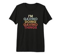 Gavino Name Gavino Personalized Name First Given Maglietta Premium