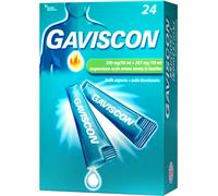 gaviscon 24 Bustine Bruciore e Acidità 500+267mg/10 ml