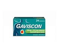 GAVISCON*24CPR MENT250+133,5MG