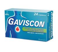 GAVISCON*24CPR MENTA 500+267MG