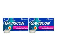 GAVISCON® 500+267 mg Compresse Masticabili Menta 2x24 pz Compresse mas