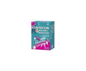Gaviscon Bruciore e Indigestione Farmaco per lo stomaco 24 Bustine