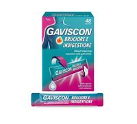 Gaviscon Bruciore e Indigestione Sospensione Orale 48 Bustine Gusto Menta