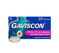 GAVISCON*24CPR MENTA 500+267MG
