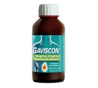 Gaviscon 500mg/10ml + 267mg/10ml sospensione orale aroma menta 200ml