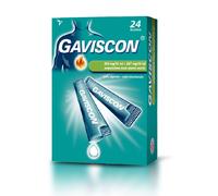 Gaviscon Sospensione Orale Aroma Menta 500 mg + 267 mg 24 Bustine 24x1
