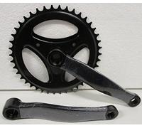 GAVO INTERNATIONAL Guarnitura Corona Bicicletta Singola a Perno Quadro 42 Denti pedivella Bici Bike