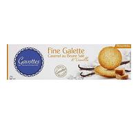 Gavottes - Cuscino di caramello fine con sale e vaniglia - 120 g - 5 pezzi - Consegna veloce in Francia - Prezzo per confezione