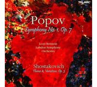 Gavriil Popov Symphony No. 1/theme and Variations, Op.3 (Botstein, Lso) (CD)