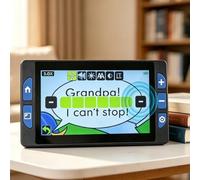 Gavscient Digital Magnifier 5.5 inch,Electronic Auto Focus Reading Aid Simplified Buttons Digital Video Magnifier for The Visually Impaired, Low Vision, Color Blindness,26 Color Modes