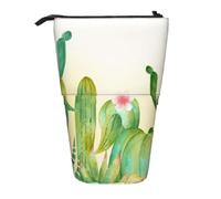 gawuoab Astuccio portapenne telescopico con supporto per matite Prickly Pear Cactus