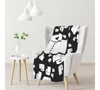 gawuoab Coperte morbide e accoglienti in carta igienica, coperte in flanella per divano